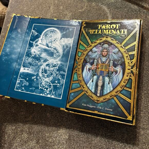 Tarot Illuminati Kit by Kim Huggens and Erik C. Dunne tarot cards and book - Picture 3 of 5